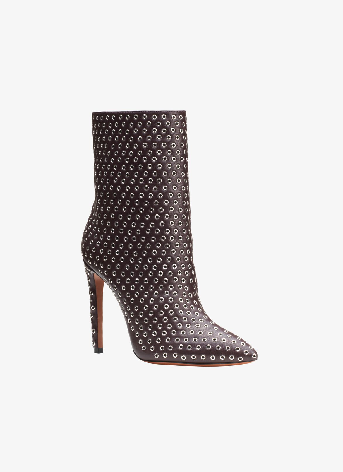 STILETTO BOOTS  ALAÏA BLACKCURRANT STILETTO BOOTS